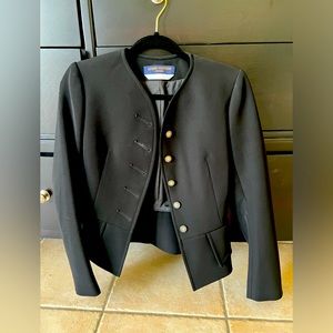 Louis Vuitton Black Coat Jacket size 32 XS